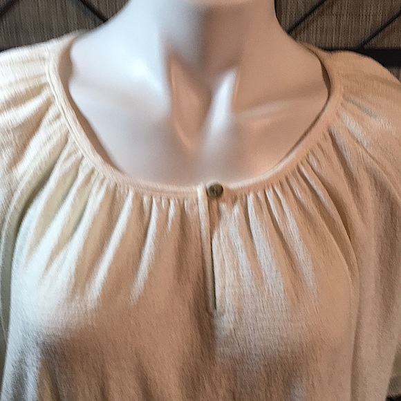 NEW TERRA SKY SIZE 2X CREAM COTTON DRESS SHIRT - Picture 2 of 7